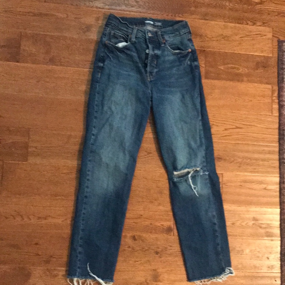Old Navy Sky High Straight Jeans